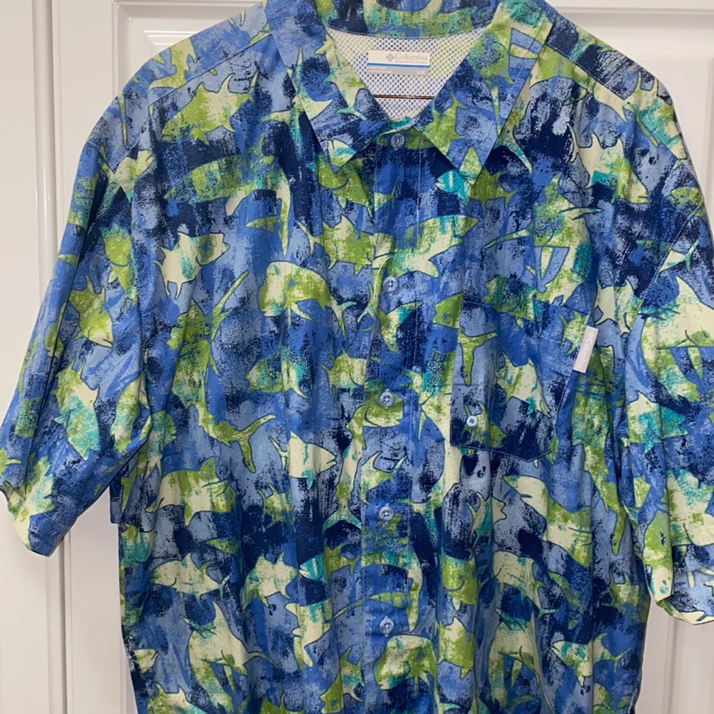 Columbia Fishing Aloha Shirt